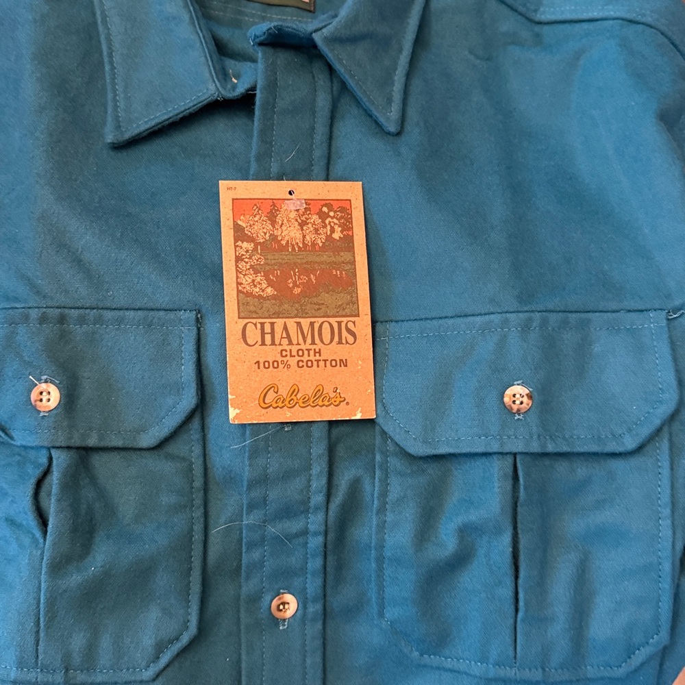 L.L. Bean Blue Casual Button Down Shirt